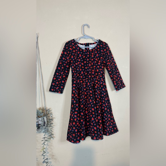 Kid-6/7- Red & Black heart Dress - Picture 3 of 5